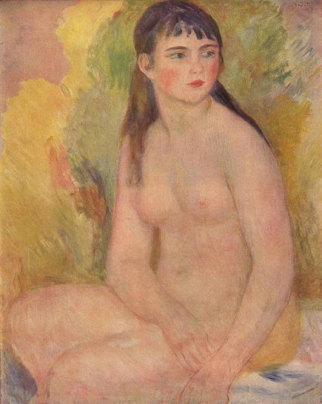 Pierre-Auguste Renoir Weiblicher Akt oil painting image